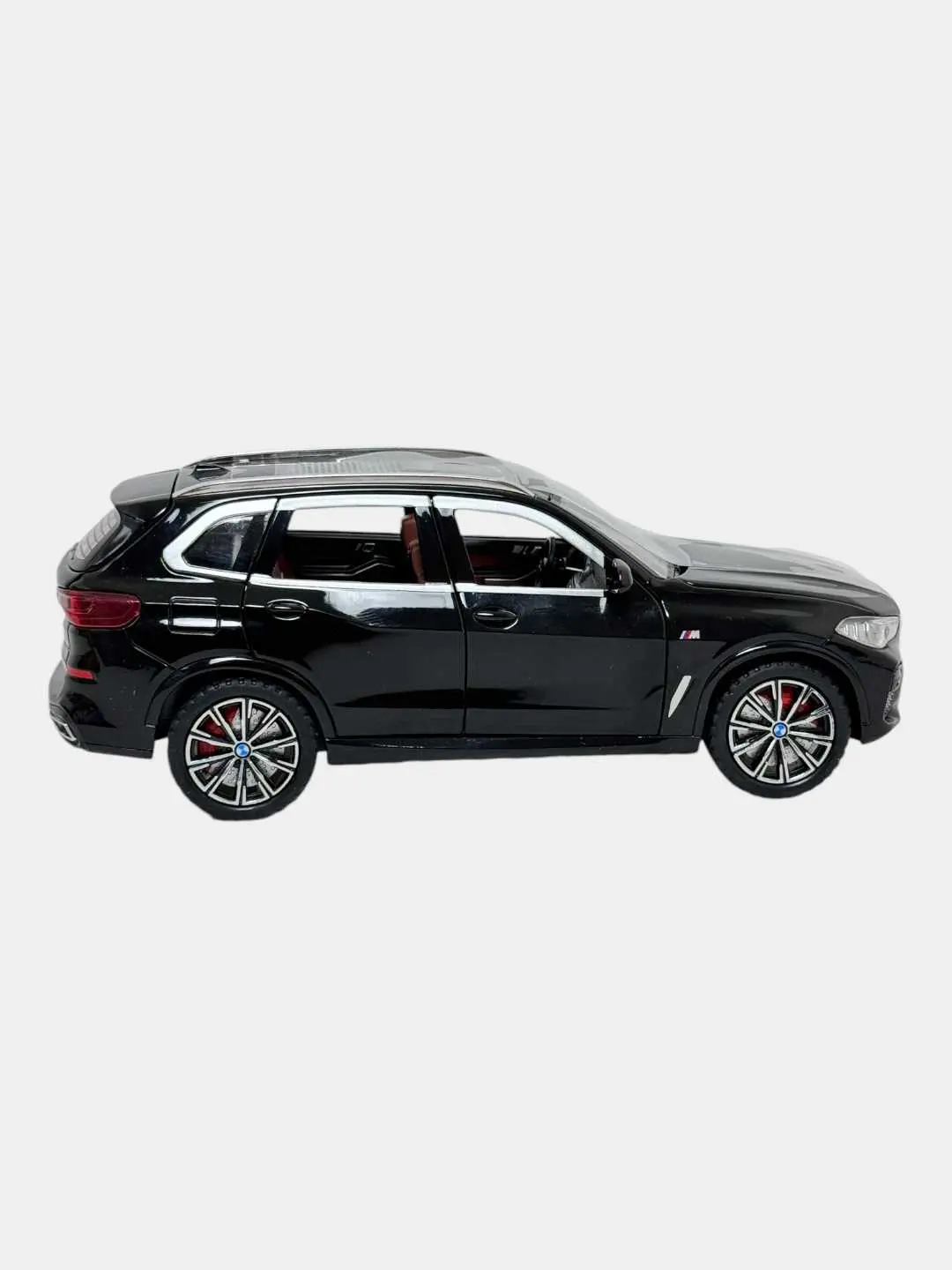 Metall BMW X5 mashinasi, iyunli, 1:24, detallangan, ko'k, bolalar uchun. — 5-rasm