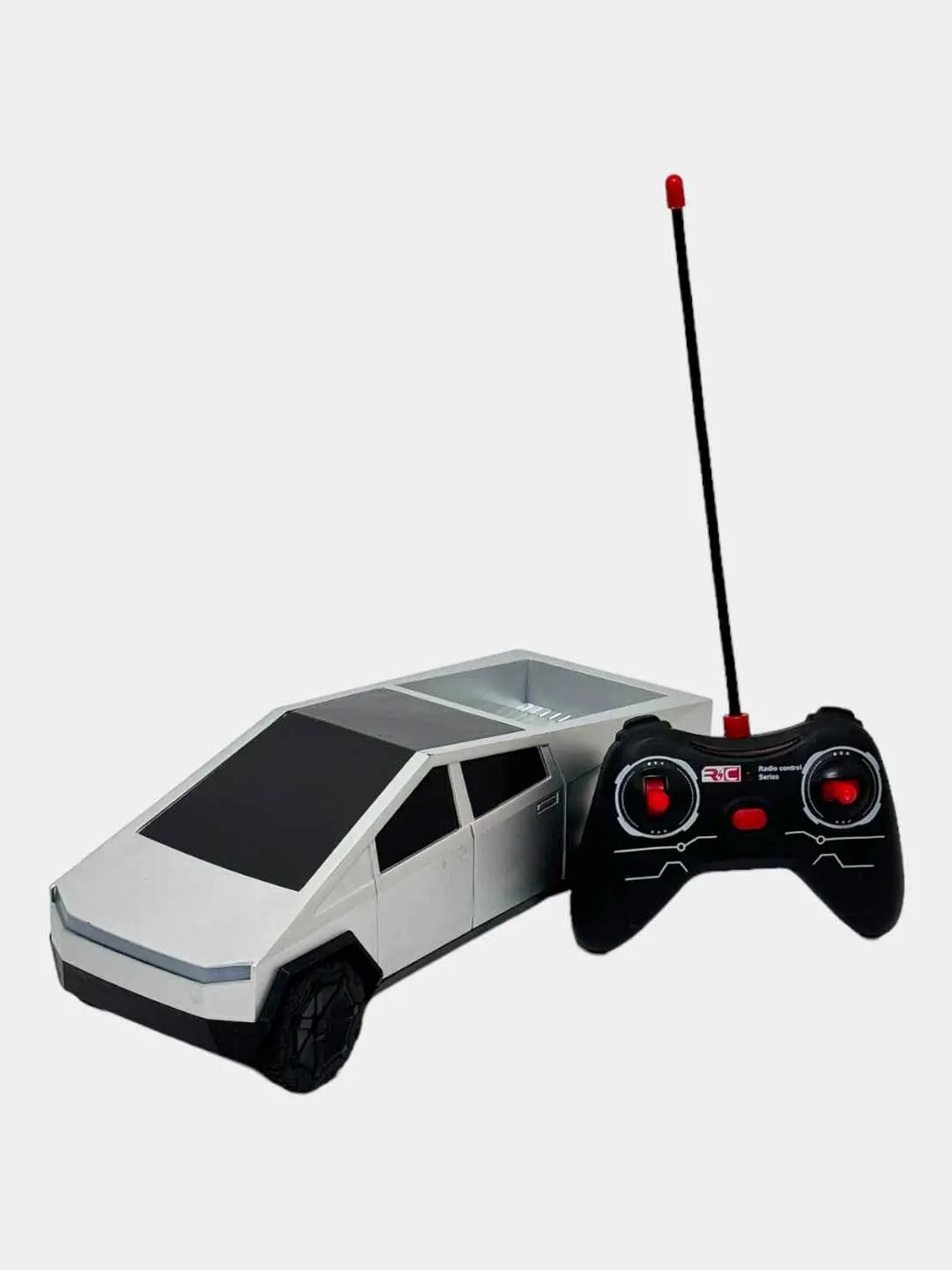 Masofaviy boshqariladigan Tesla Cybertruck mashinasi 1:12 JIMYOG pultli o'yinchoq pikap — 2-rasm