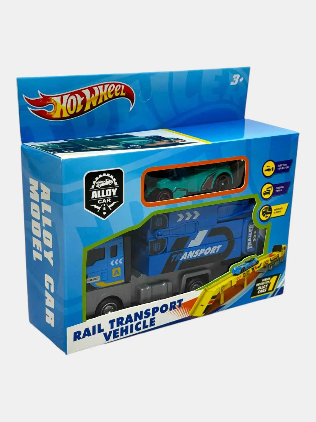 Hotwheel avtovoz va mashinali bolalar uchun transport o'yinchok to'plami. — 5-rasm