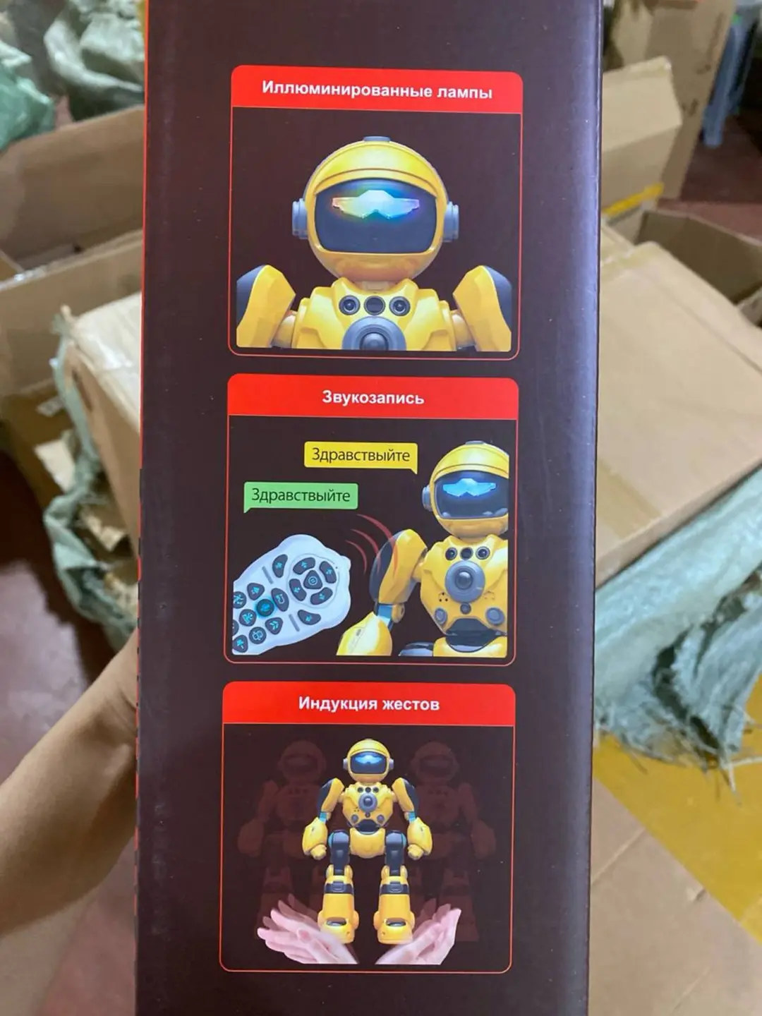 Intellektual sehrli ovozli robot, Imo-ishora sensorli interaktiv o'yinchoq, 3 yoshli bolalar uchun, Dasturlanadigan — 4-rasm