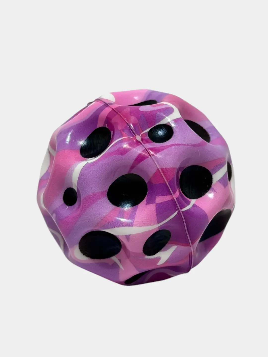 Antistress sensorli o'yinchoq rosa-qora dog'li 10sm — 3-rasm