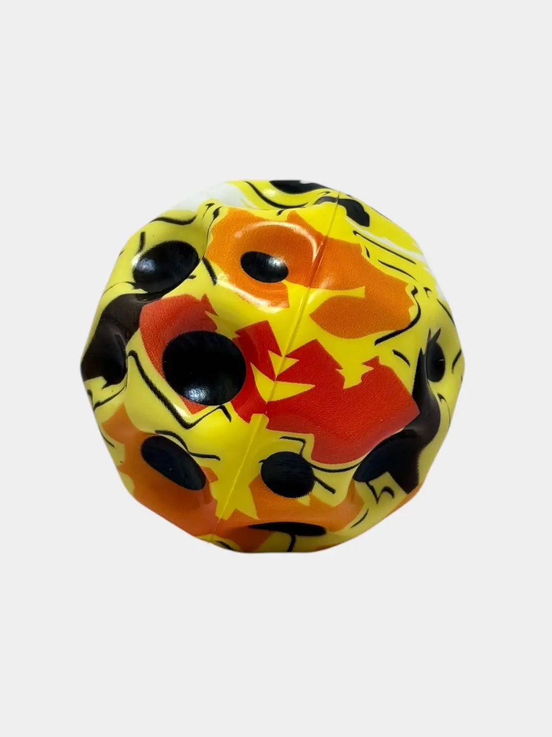 Antistress sensorli o'yinchoq rosa-qora dog'li 10sm — 6-rasm