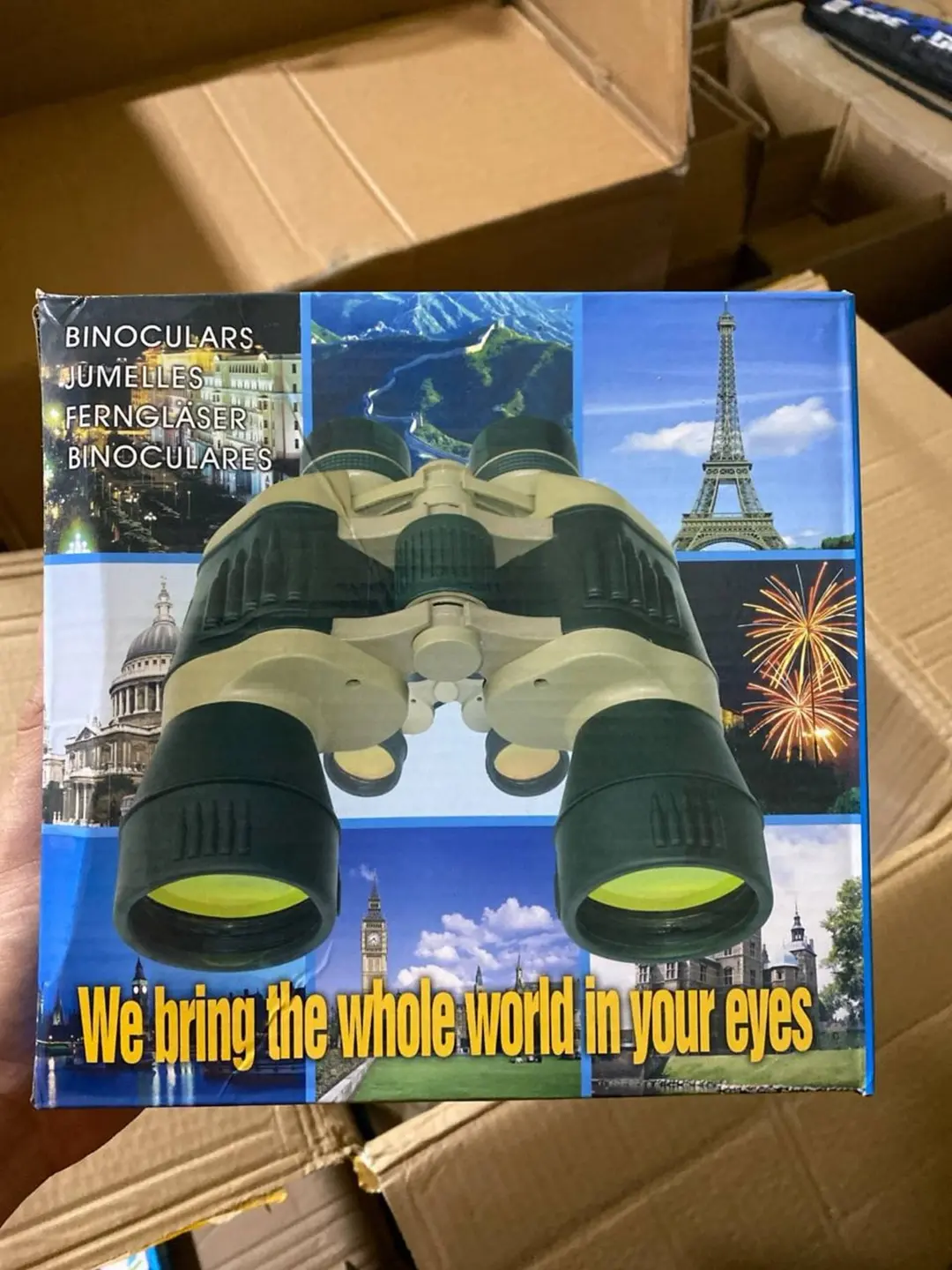 Bolalar uchun kuchli 20x50 durbin va kompas, Sayohat uchun zarbga chidamli optik asbob, Rivojlantiruvchi sovg'a — 2-rasm
