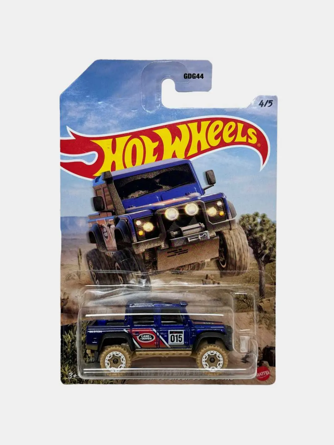 Hot Wheels Chevrolet Blazer 4x4 mashinasi, Metall model, 3 yoshdan oshgan bolalar uchun, 1:64 kollektsion o'lcham — 2-rasm