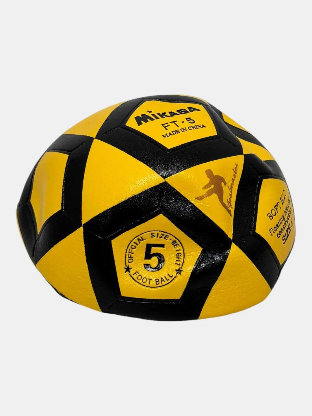 Futbol to'pi Mikasa FT-5 Goal Master, 5-o'lcham, olovrang — 2-rasm