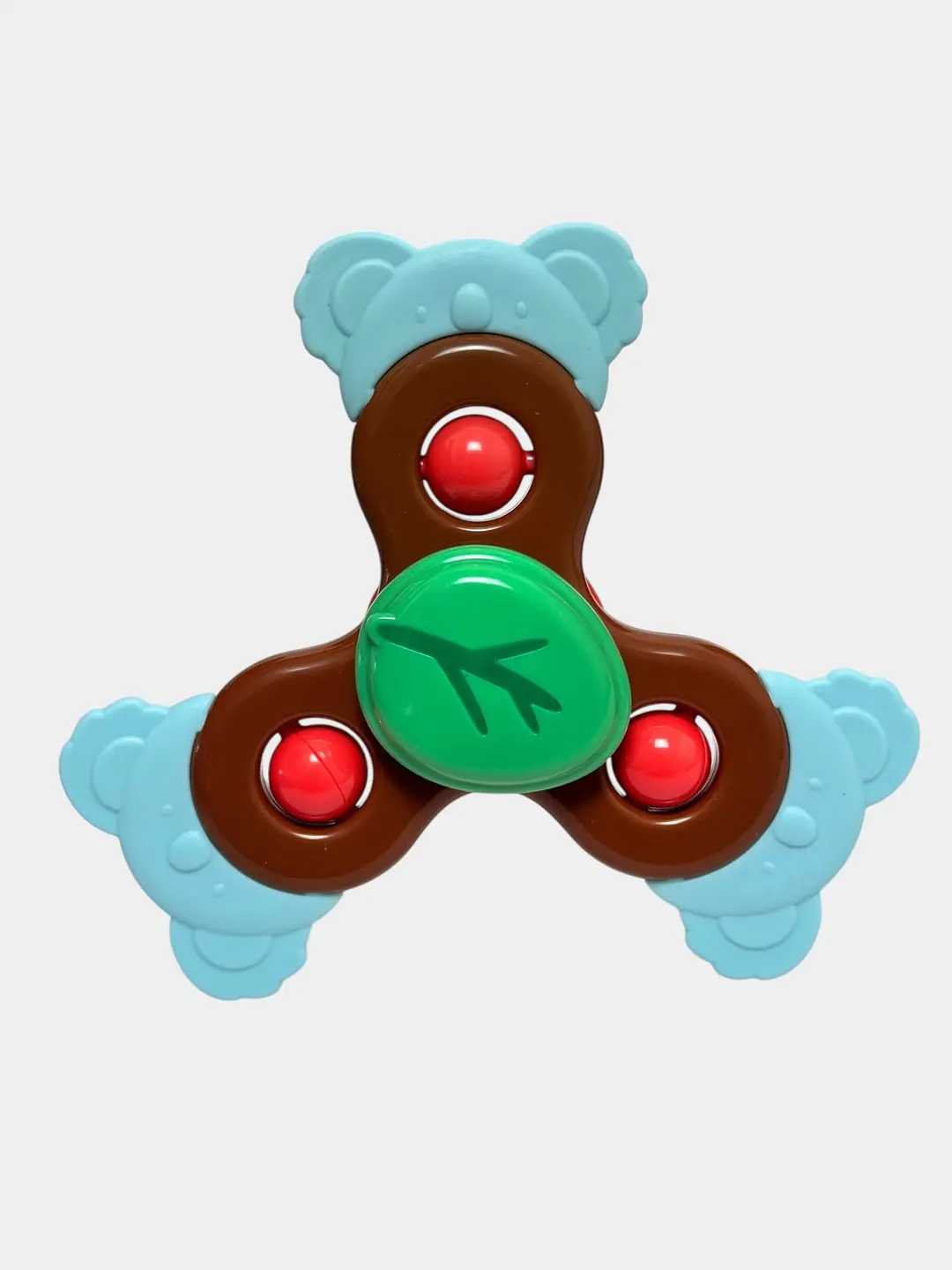 O'yinchoq Spinner chaqaloqlar uchun, Yorqin hayvonlar, Motorika va sezgilar rivojlanishi, Xavfsiz plastmassa — 5-rasm