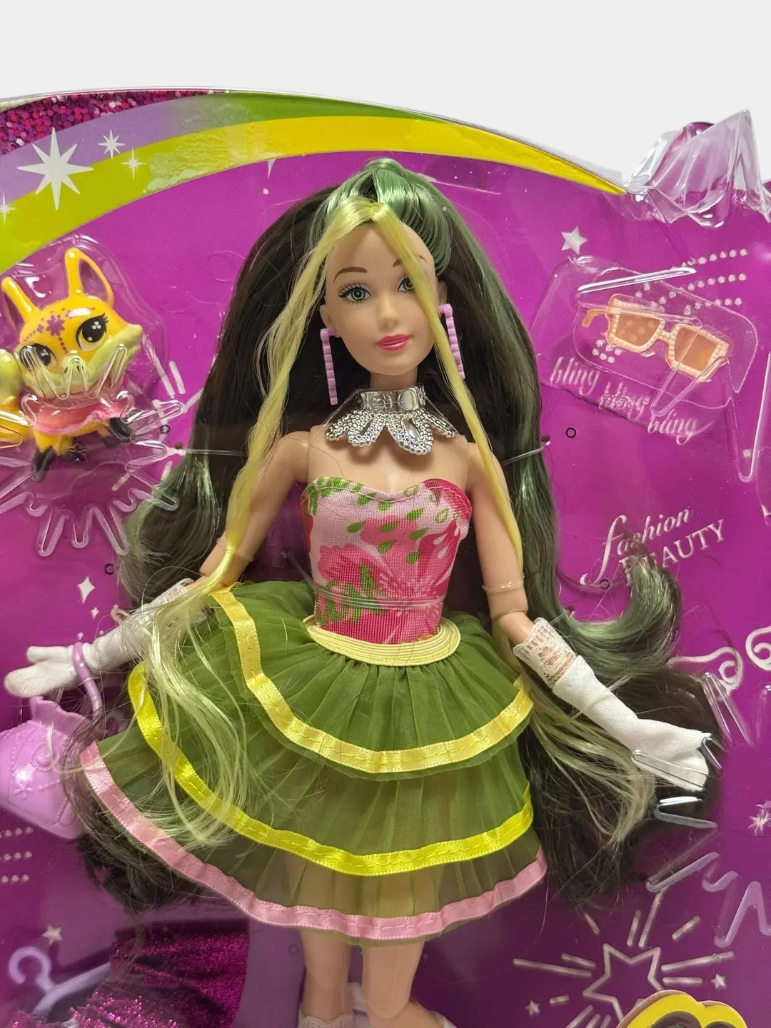 Defa Lucy Fashion Beauty qo'g'irchog'i, bo'g'inli, uy hayvoni va aksessuarlar to'plami — 2-rasm