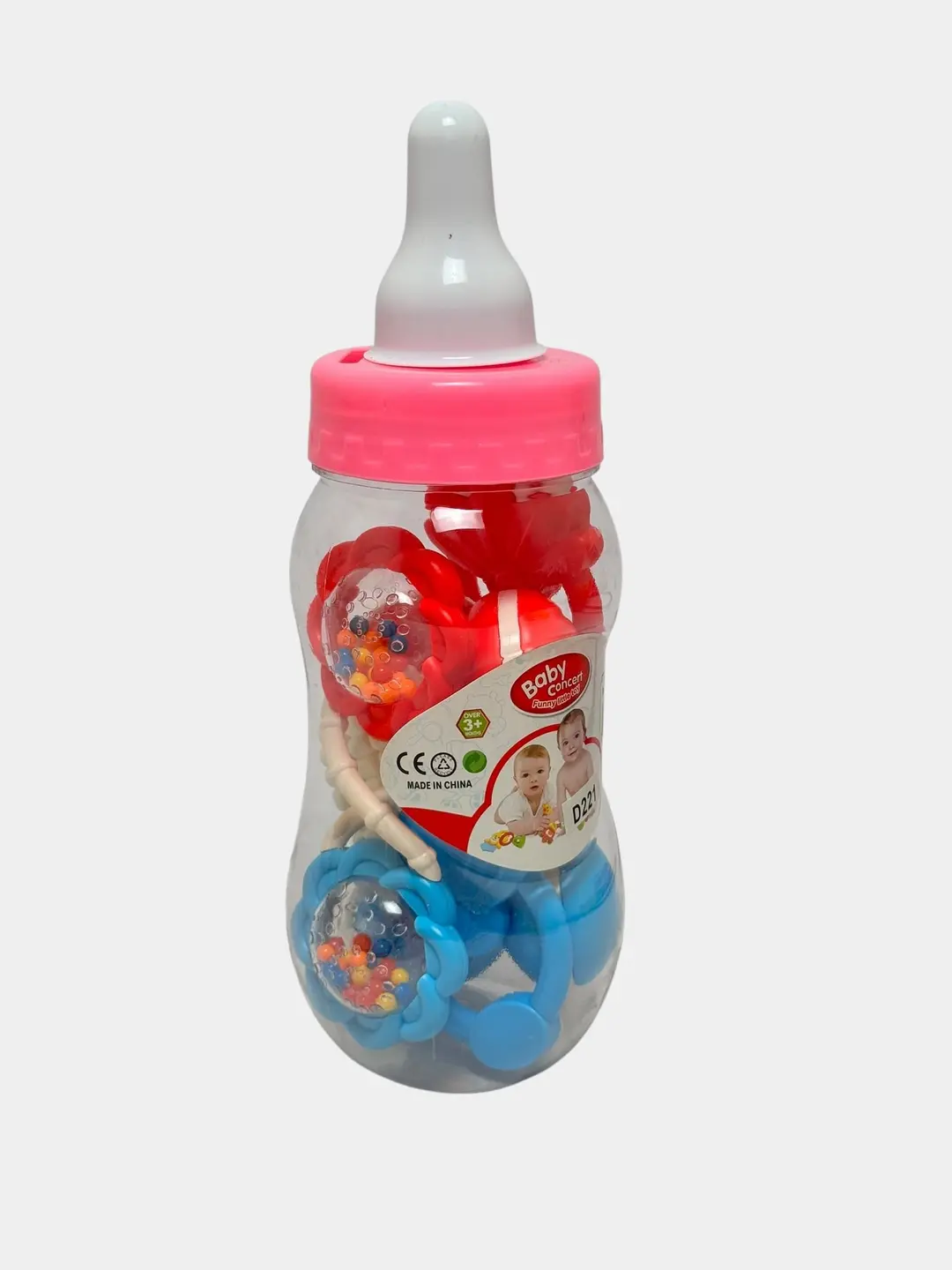 Plastik rivojlantiruvchi bankdagi chaypa, 5 dona to'plam chaqaloqlar uchun, yorqin, ovozli.