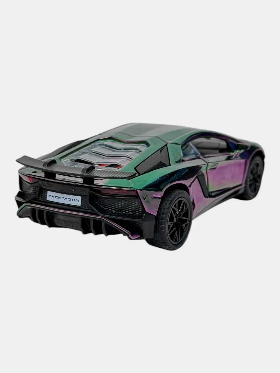 Lamborghini Sián metal avtomobil modeli yashil-binafsha rang 1:32 — 6-rasm