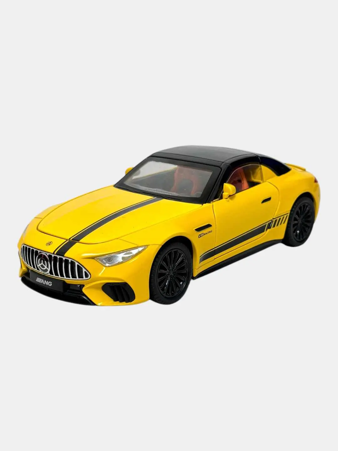 Mercedes Benz SL63 Die-Cast metal modeli, 3 yoshdan katta bolalar va kolleksiyachilar uchun detallangan sportli kupe, realistik replika — 4-rasm