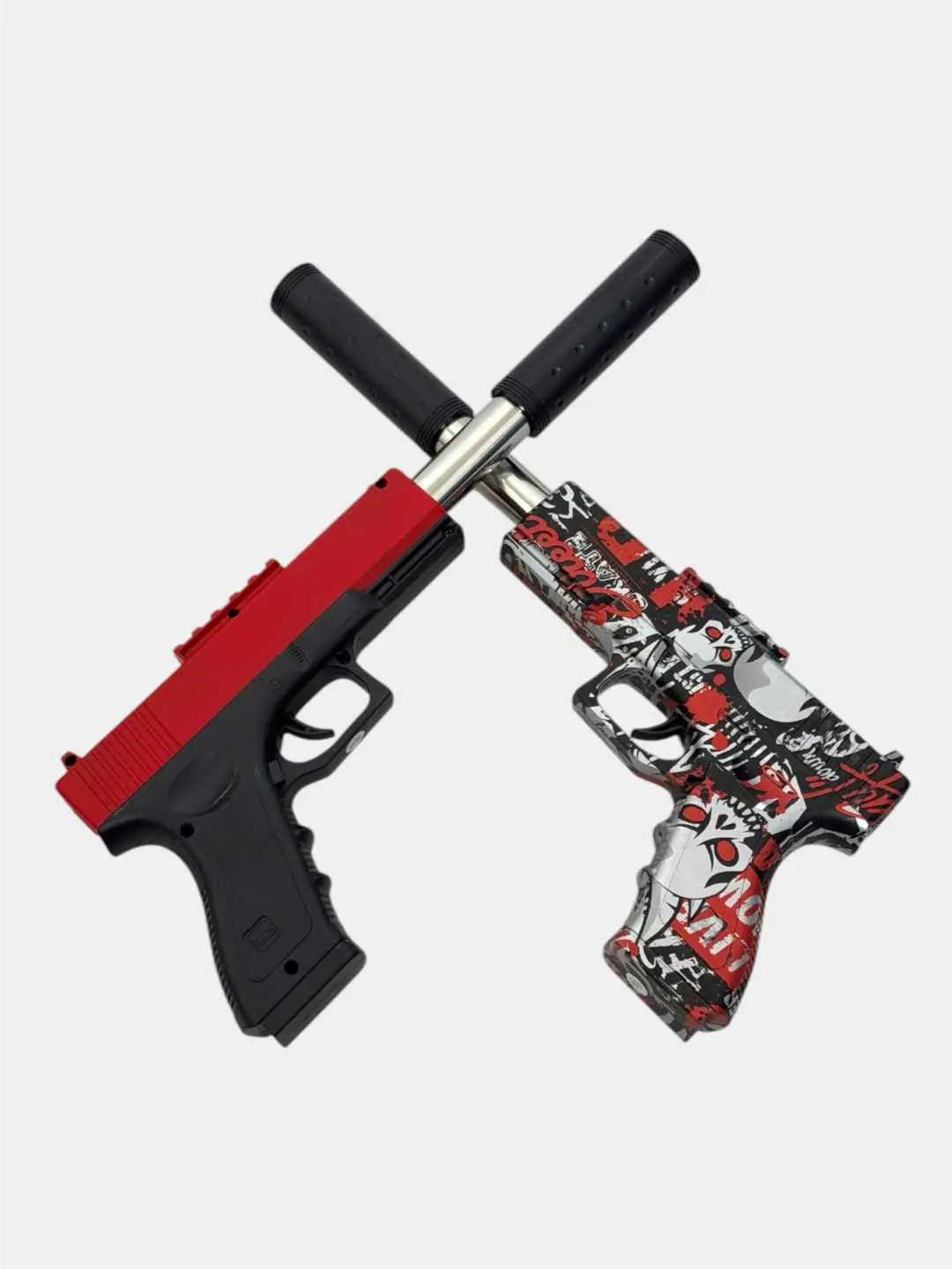 Интерактивный набор пистолет Glock с мягкой пулей EVA, для меткости и координации, для детей.
