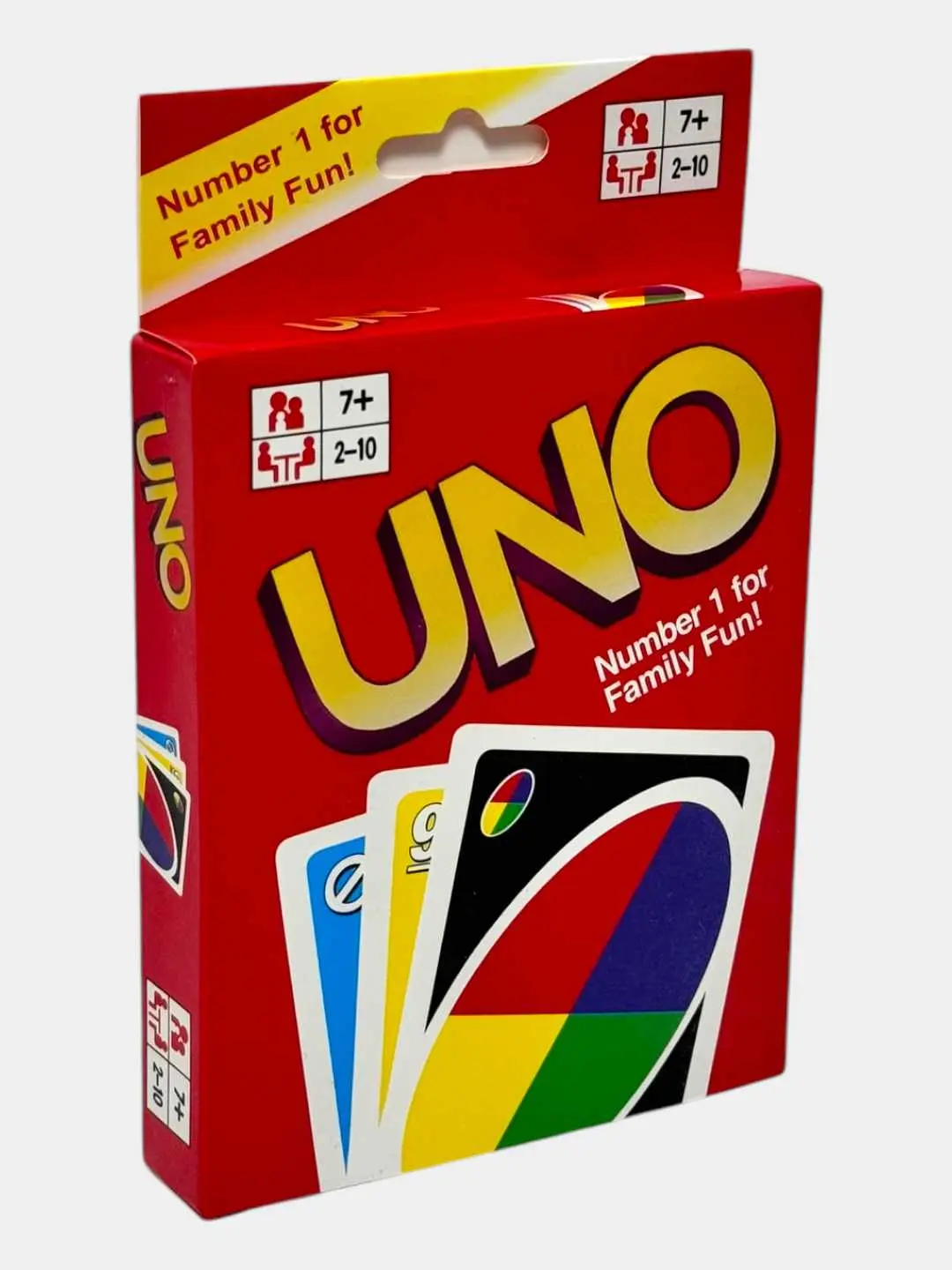 UNO klassik karta o'yini, 2-10 o'yinchi, 7 yoshdan, oila va do'stlar uchun