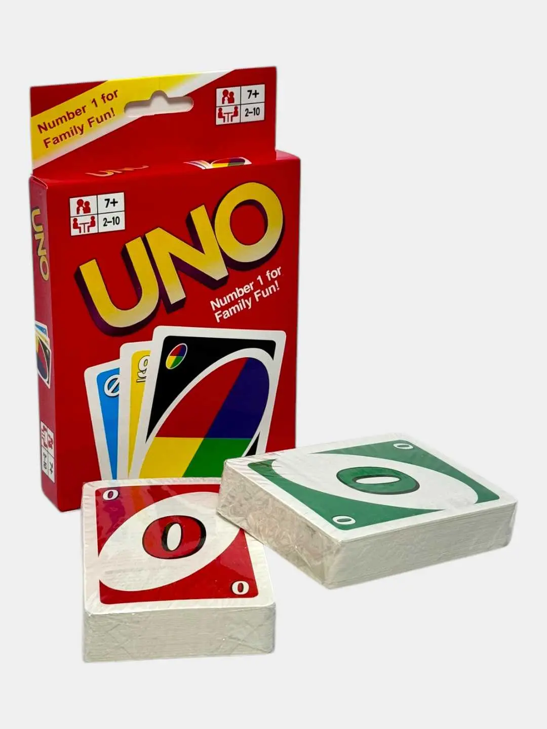 UNO klassik karta o'yini, 2-10 o'yinchi, 7 yoshdan, oila va do'stlar uchun — 2-rasm