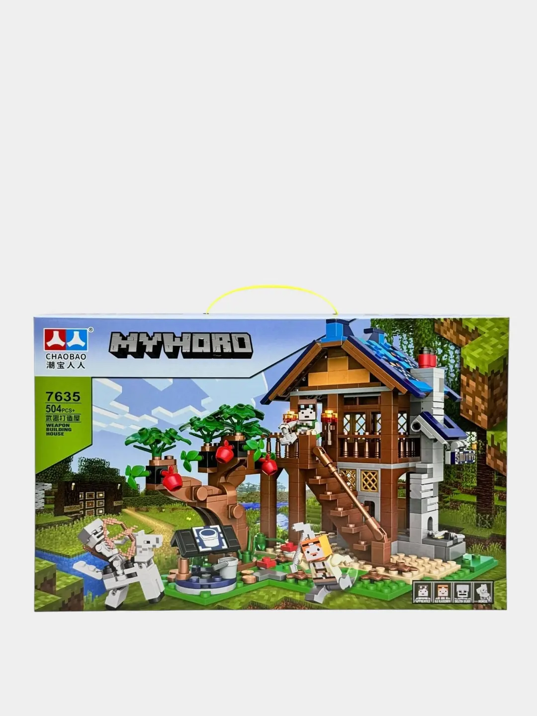 Minecraft konstruktori 504 detalli ijodiy o'yin uchun rivojlantiruvchi to'plam 6+ — 2-rasm