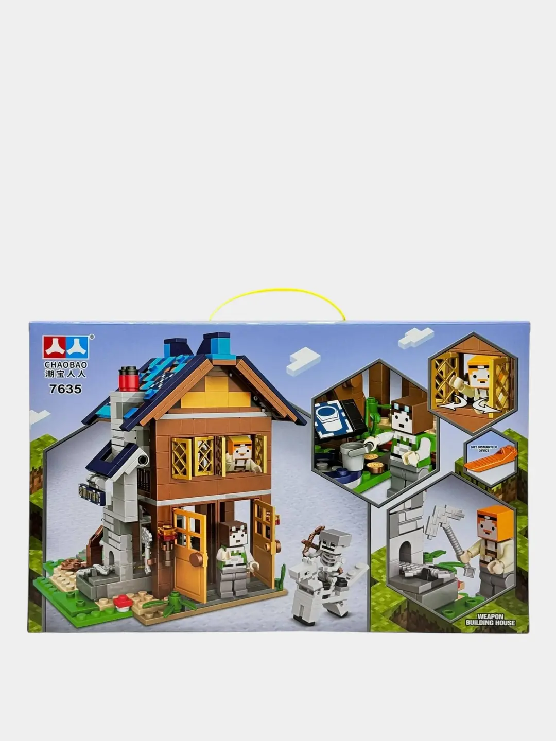 Minecraft konstruktori 504 detalli ijodiy o'yin uchun rivojlantiruvchi to'plam 6+ — 3-rasm