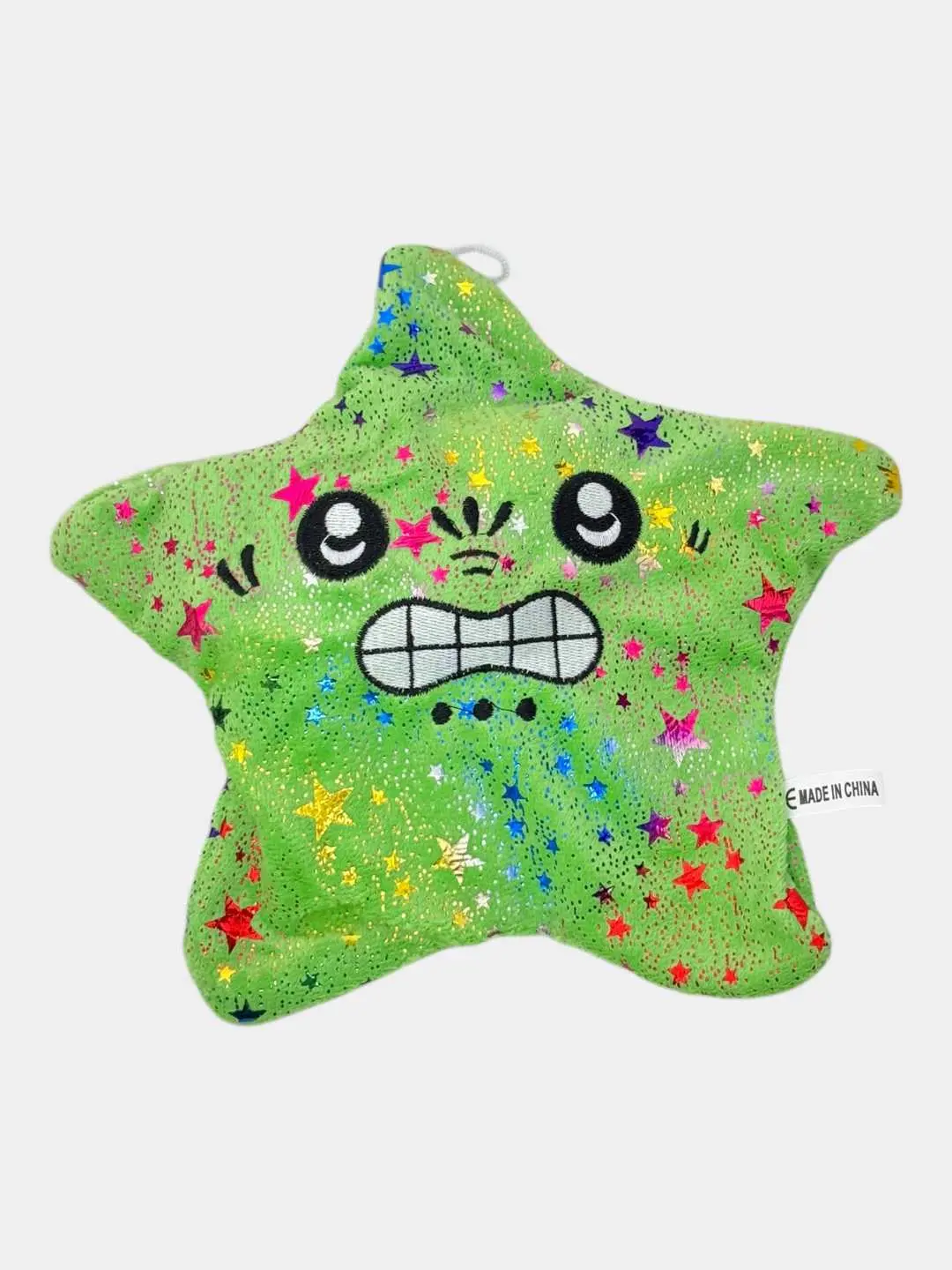 Yumshoq o'yinchoq 'Yulduz' Art.8038A qizil yaltiroq plush 30 sm. — 2-rasm
