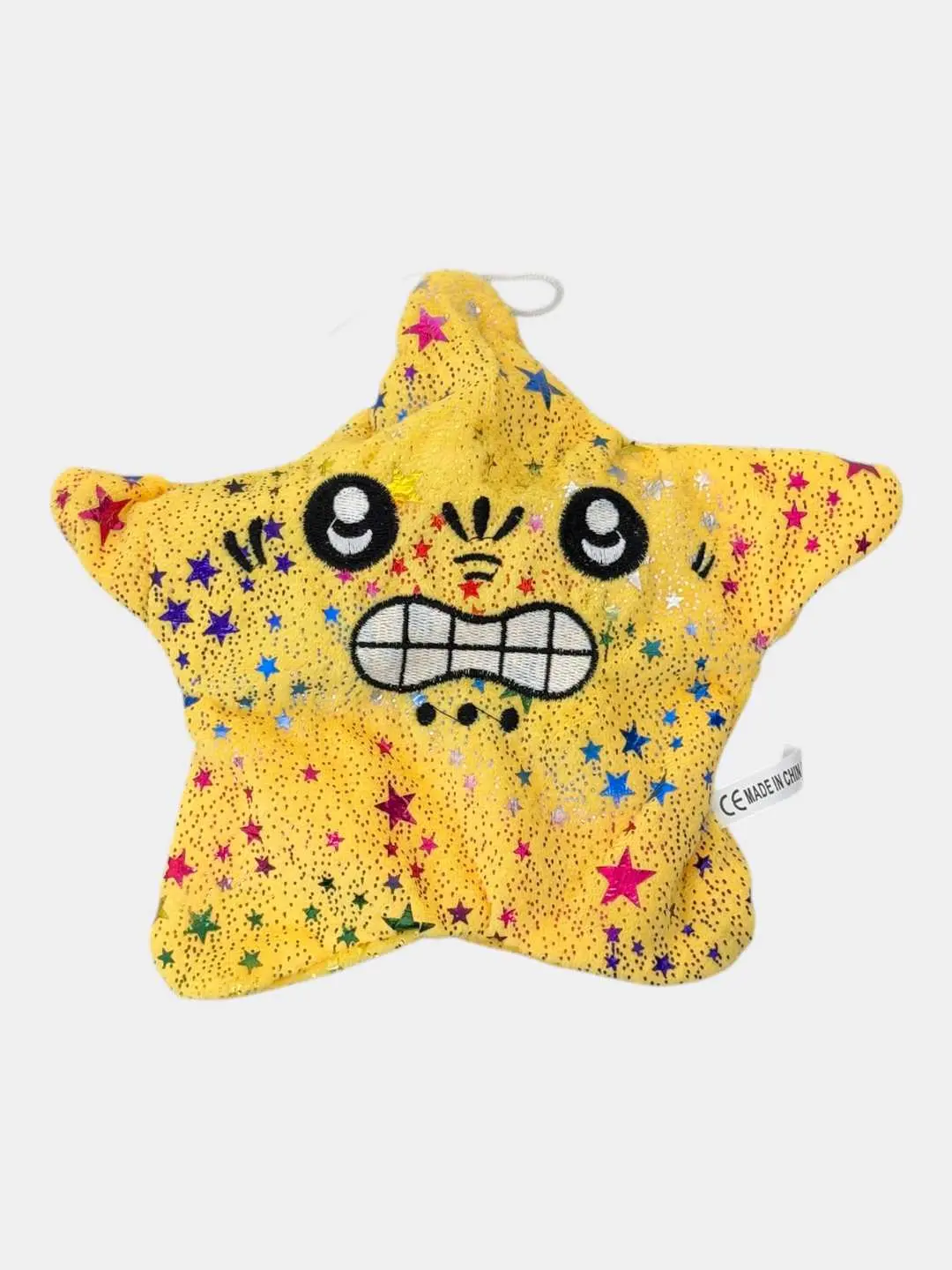 Yumshoq o'yinchoq 'Yulduz' Art.8038A qizil yaltiroq plush 30 sm. — 5-rasm