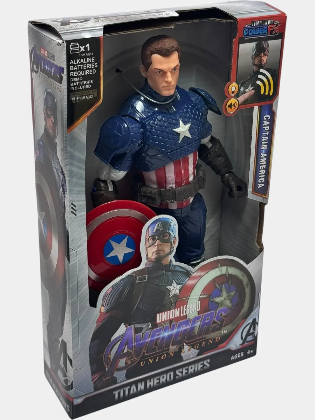Hulk Titan Hero qahramoni figuri ovoz bilan 30 sm muskulli yashil. — 3-rasm