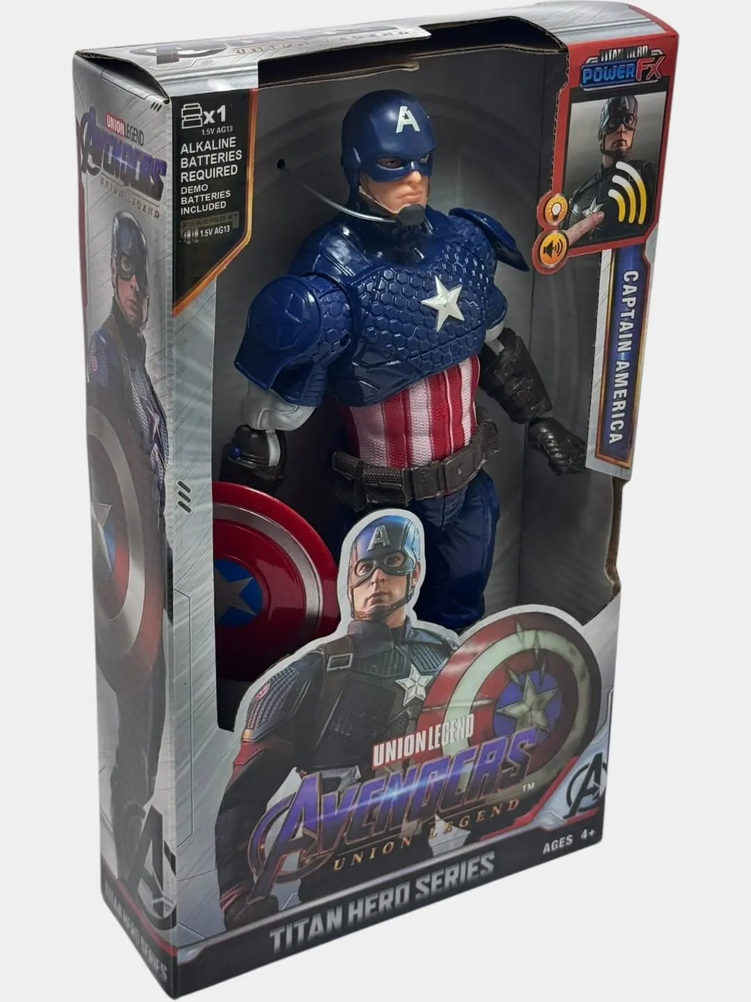 Hulk Titan Hero qahramoni figuri ovoz bilan 30 sm muskulli yashil. — 4-rasm
