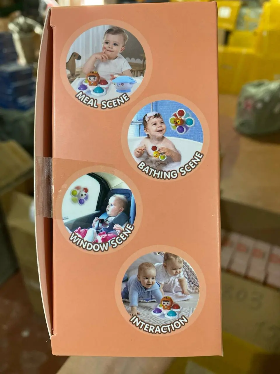 Spinner-pepermuwka Revuwije Wesele, Sensorli rivoshlantiruwshi uyinchoq, 12 oydan katta bolalar uchun, Tovush va rang — 9-rasm