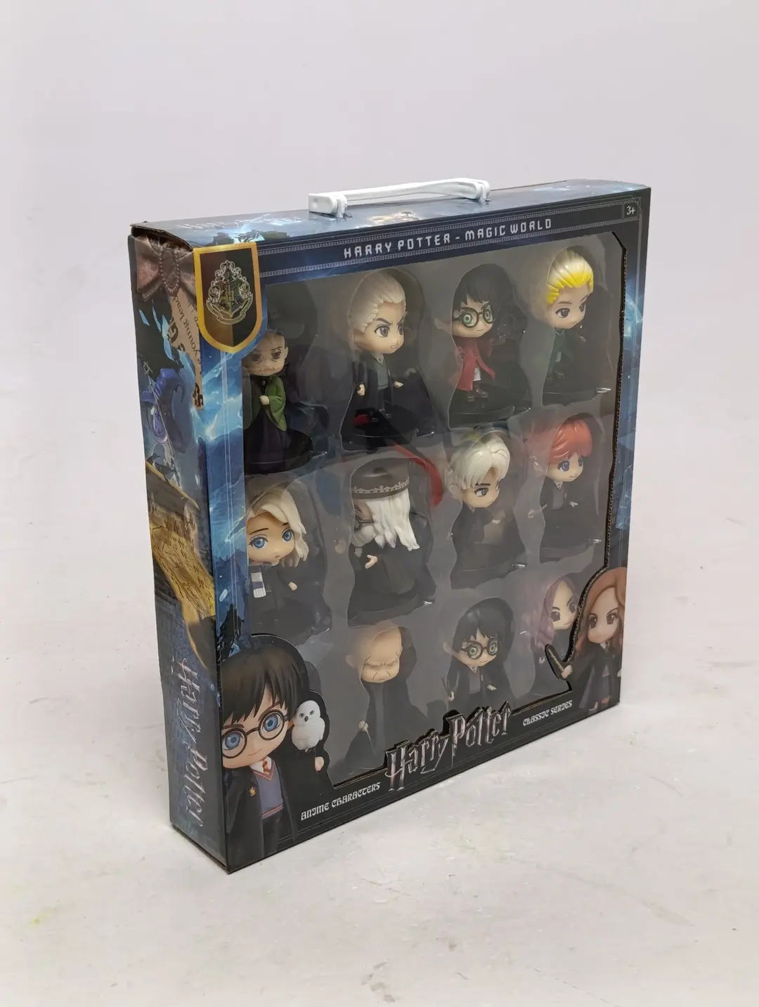 Harry Potter Magic World Classic Series kollektsion figuralari, Chibi uslubi, Ashaddiy muxlislar va 3+ yoshli bolalar uchun, Aksessuarlar bilan