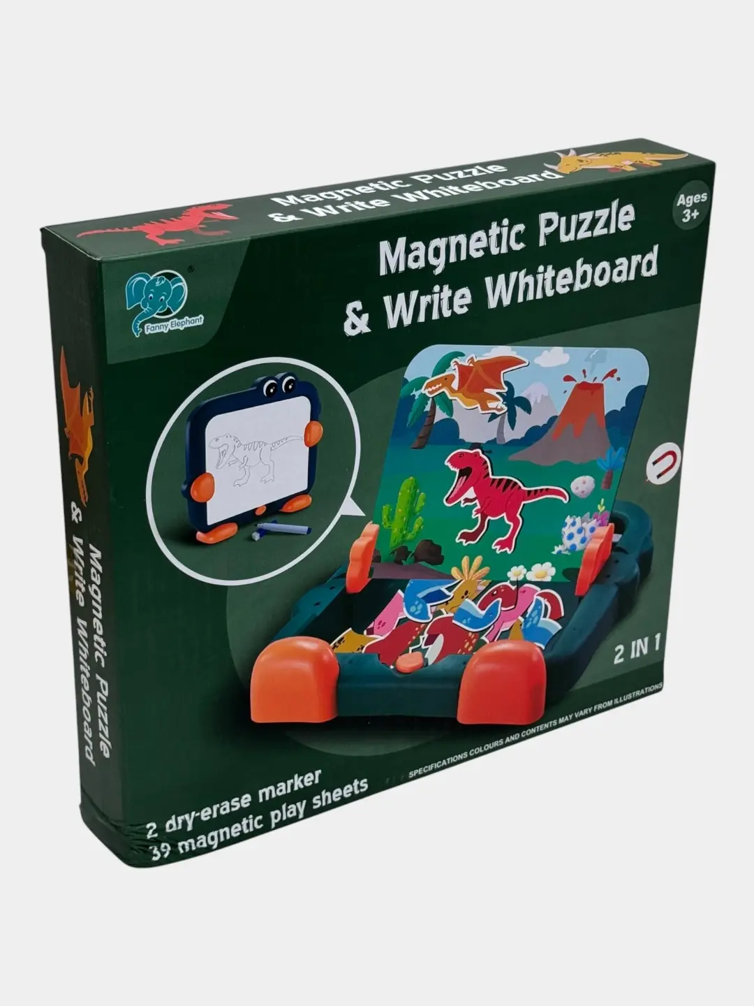 Fisher Price magnit doskasi dinozavrlar uchun ta'lim beradigan 3+ — 2-rasm