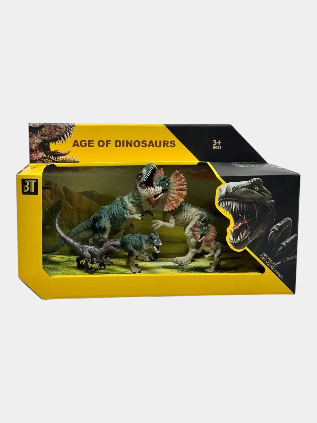 Dinozavr figurkalari to'plami, Realistik kolleksion o'yinchoqlar, 3 yoshdan oshgan bolalar uchun, Motorika rivoji — 2-rasm