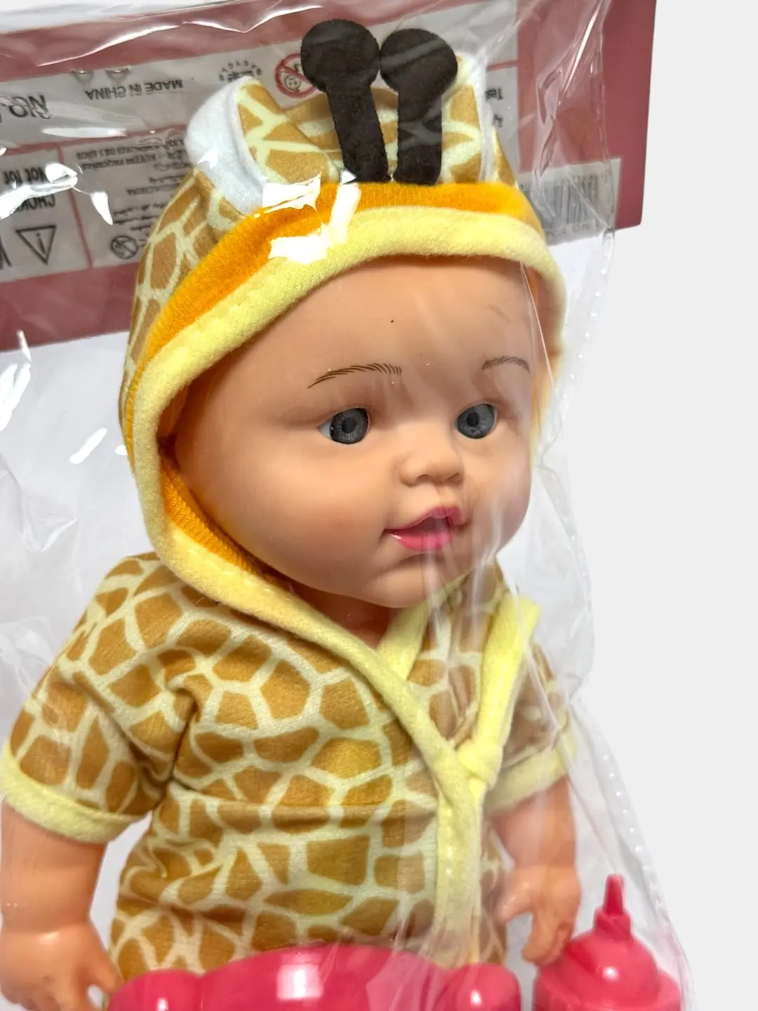 Little Baby Y347-124P jiraf interaktiv yumshoq tekstil qo'g'irchoq. — 2-rasm