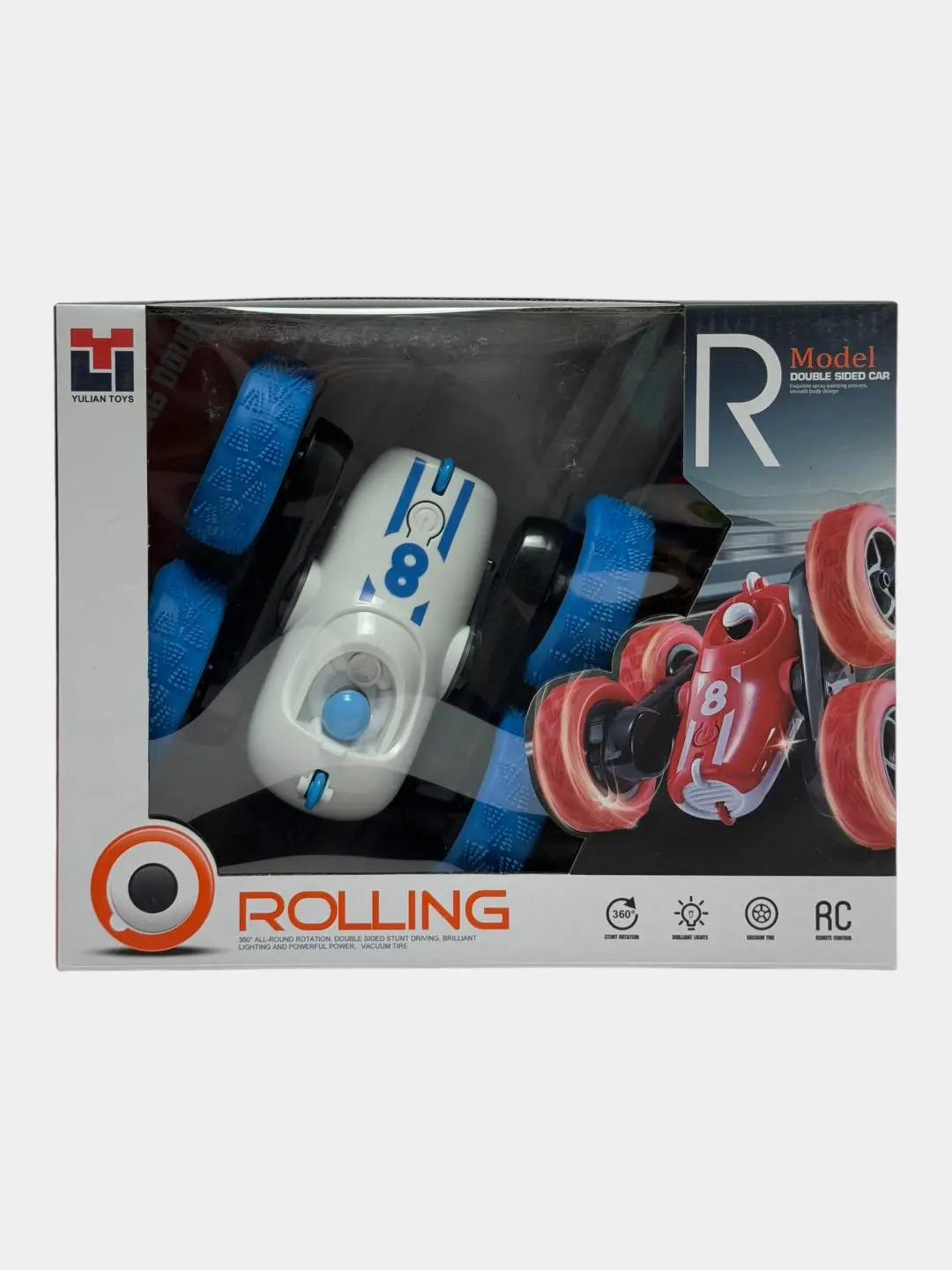Rolling ikki tomonlama, yorug'lik g'ildirakli masofadan boshqariladigan avtomobil, 6 yoshdan boshlab bolalar uchun — 2-rasm