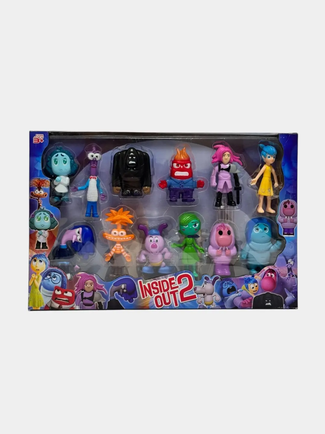 Inside Out 2 kolleksiya figurkalari, Multfilmning barcha his-tuyg'ulari, Muxlislar va 3+ yoshli bolalar uchun, Tasavvurni rivojlantirish — 2-rasm