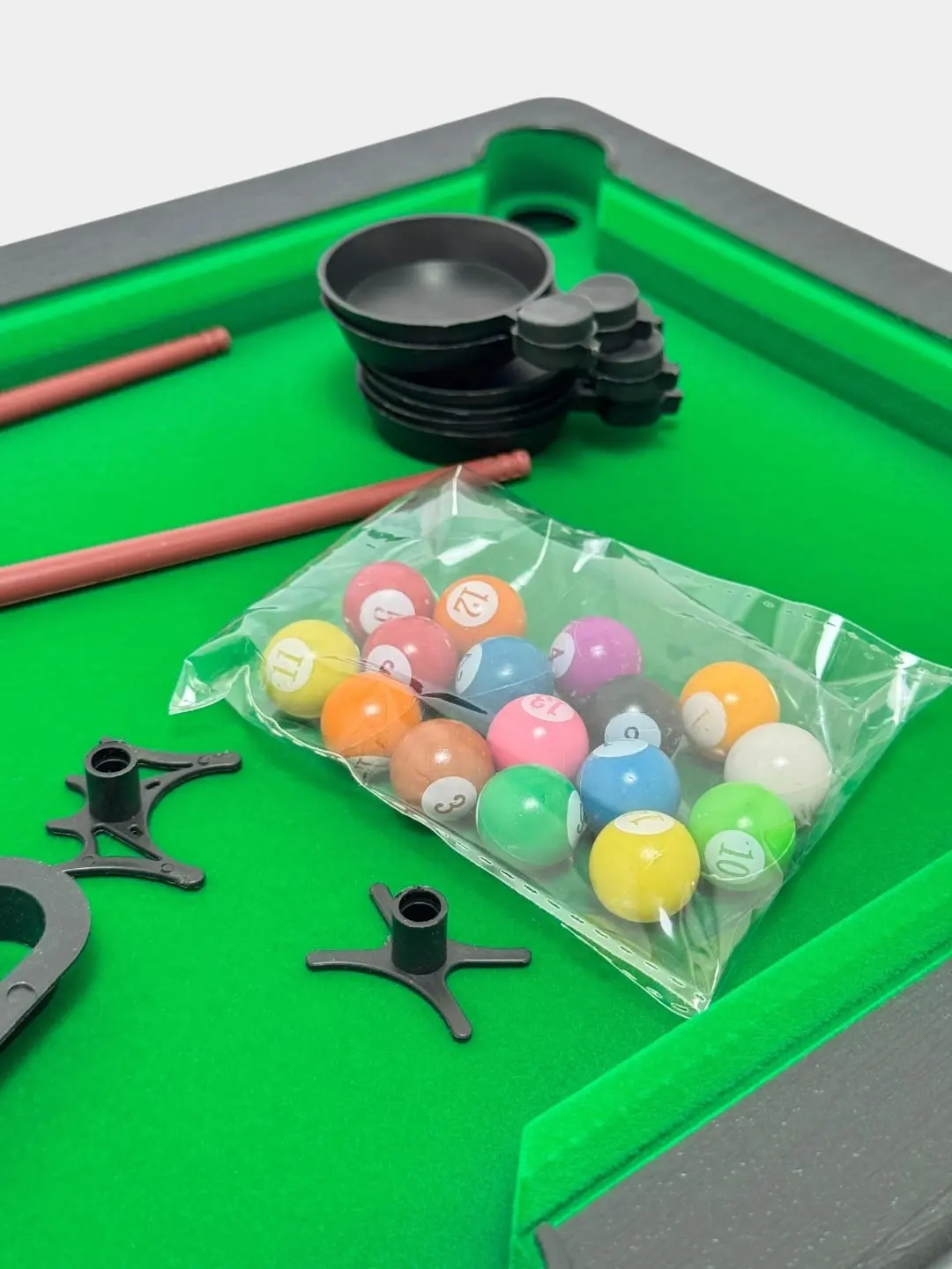 Bolalar uchun stol bilardi, Mini-snooker, 3+ yosh uchun rivojlantiruvchi o'yin — 4-rasm