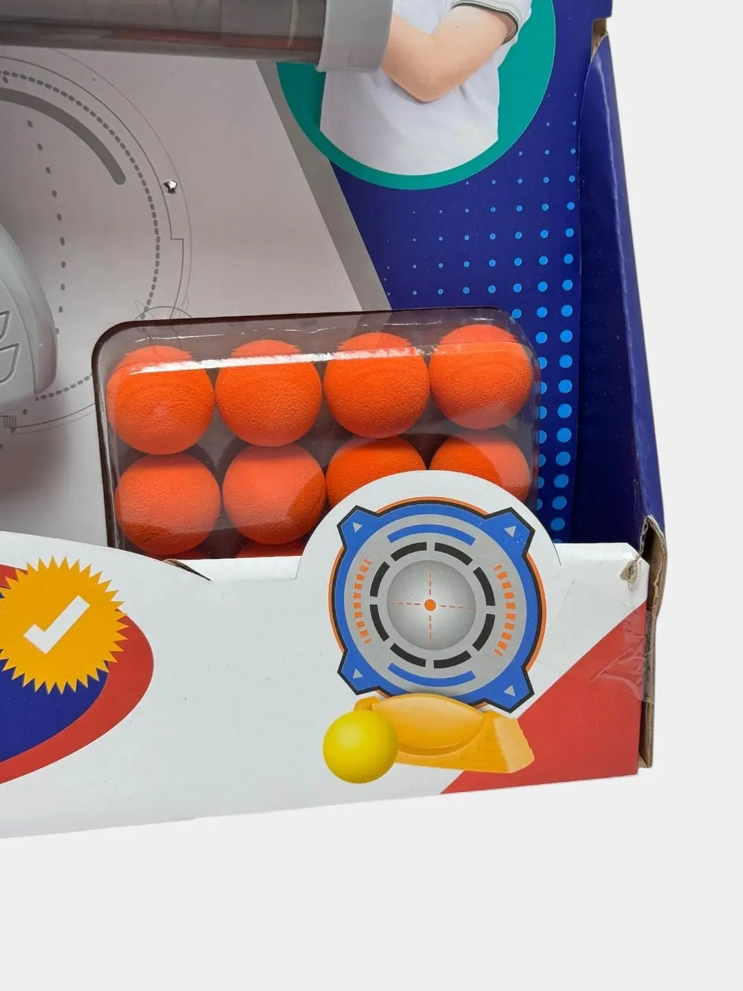Super Air Gun moviy bolalar uchun rivojlantiruvchi blaster 6+ — 4-rasm