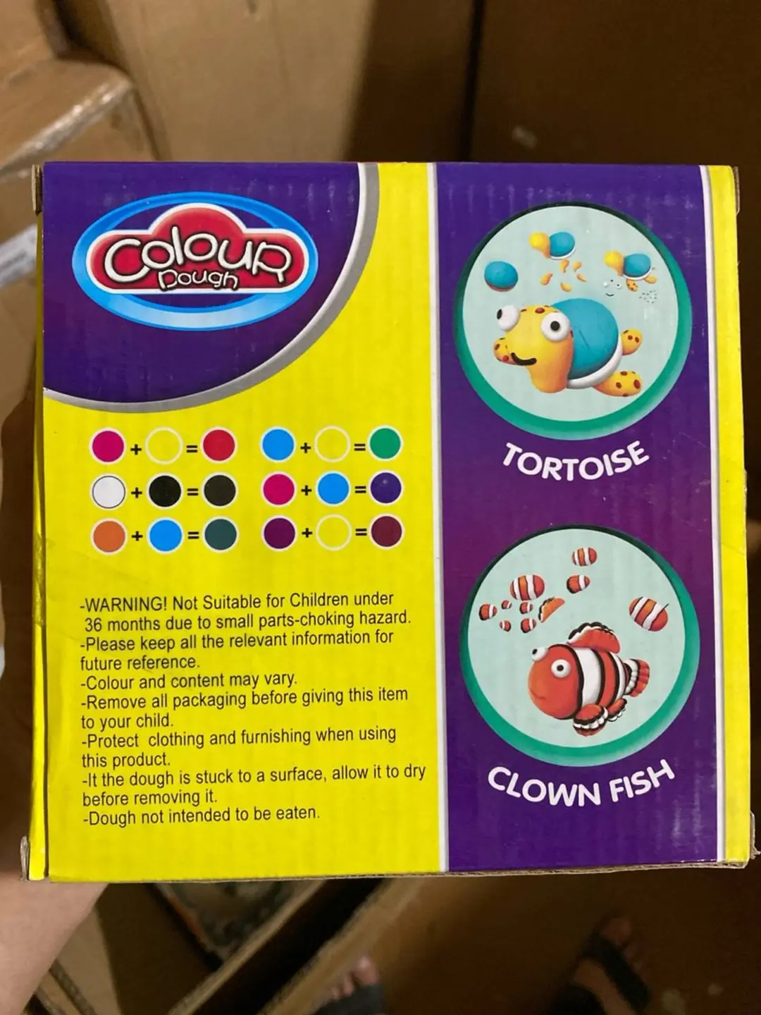 Yumshoq plastilin Colour Dough, 4 rangli to'plam, 3 yoshdan bolalar uchun — 2-rasm