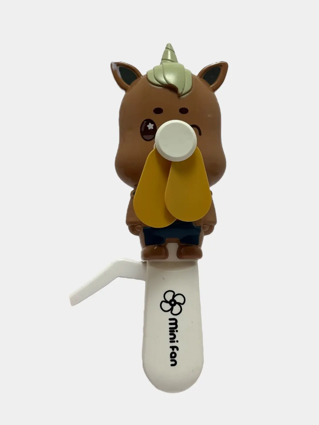 Bolalar uchun mini-ventilyator, Silikon pichoqlar, Portativ, Hayvoncha o'yinchoq — 3-rasm