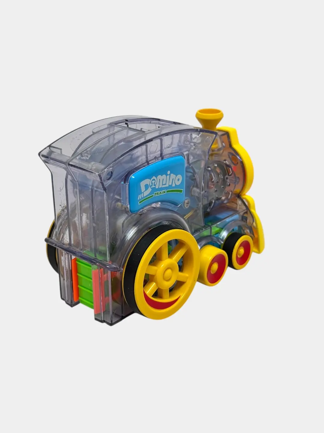 Mini domino poyezdi, Avtomatik nacha tashlash, 3 yoshdan oshgan bolalar uchun, Motorika rivojlanishi — 5-rasm