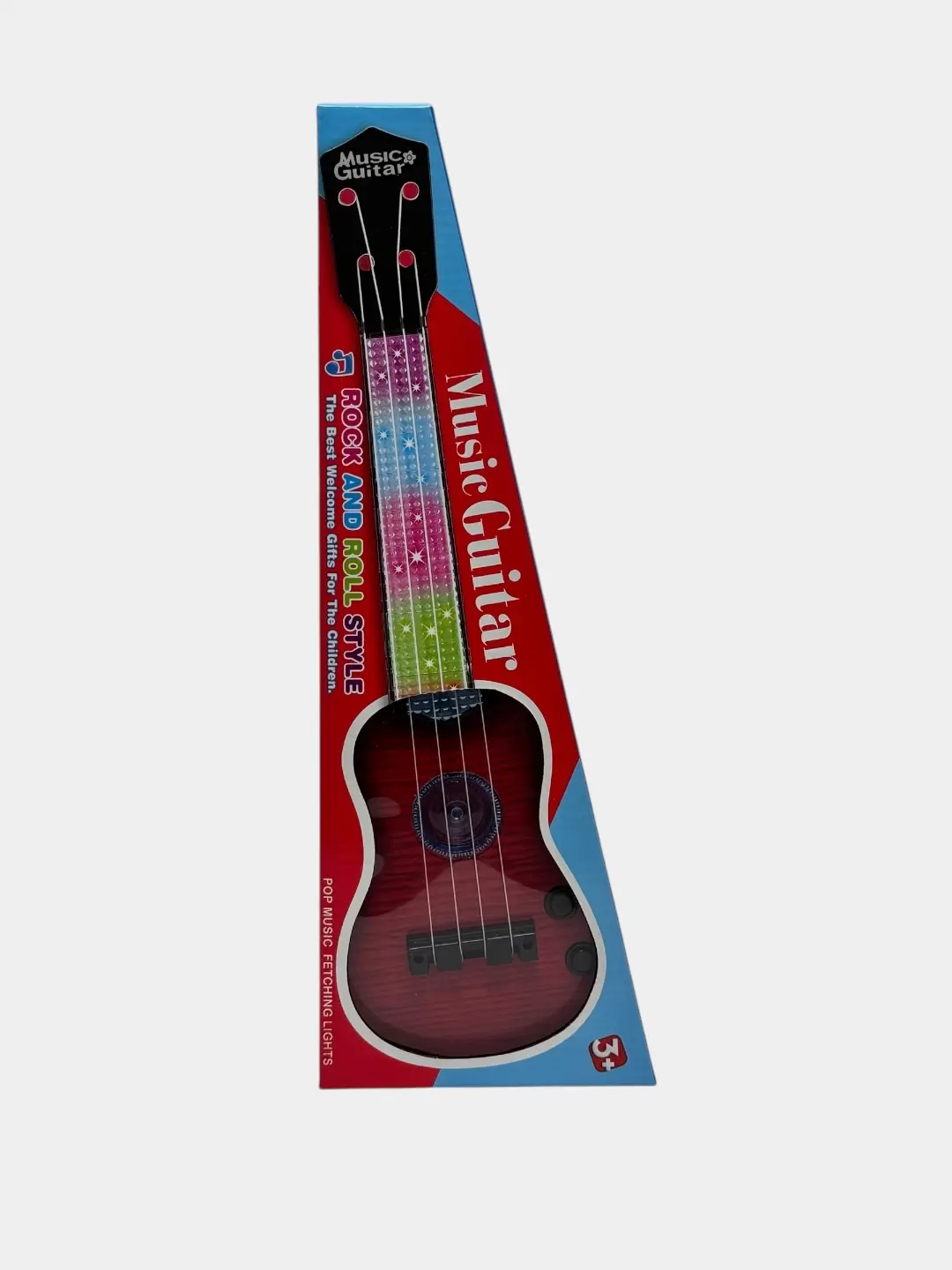 Bolalar muzikali gitara Art.908-1 rivojlantiruvchi qizil 52 sm — 2-rasm