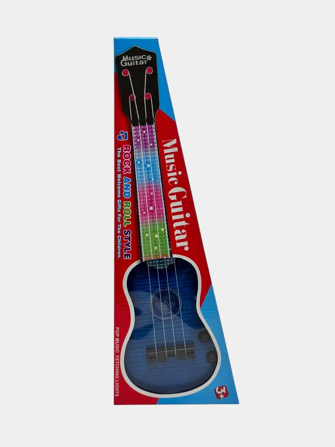 Bolalar muzikali gitara Art.908-1 rivojlantiruvchi qizil 52 sm — 7-rasm