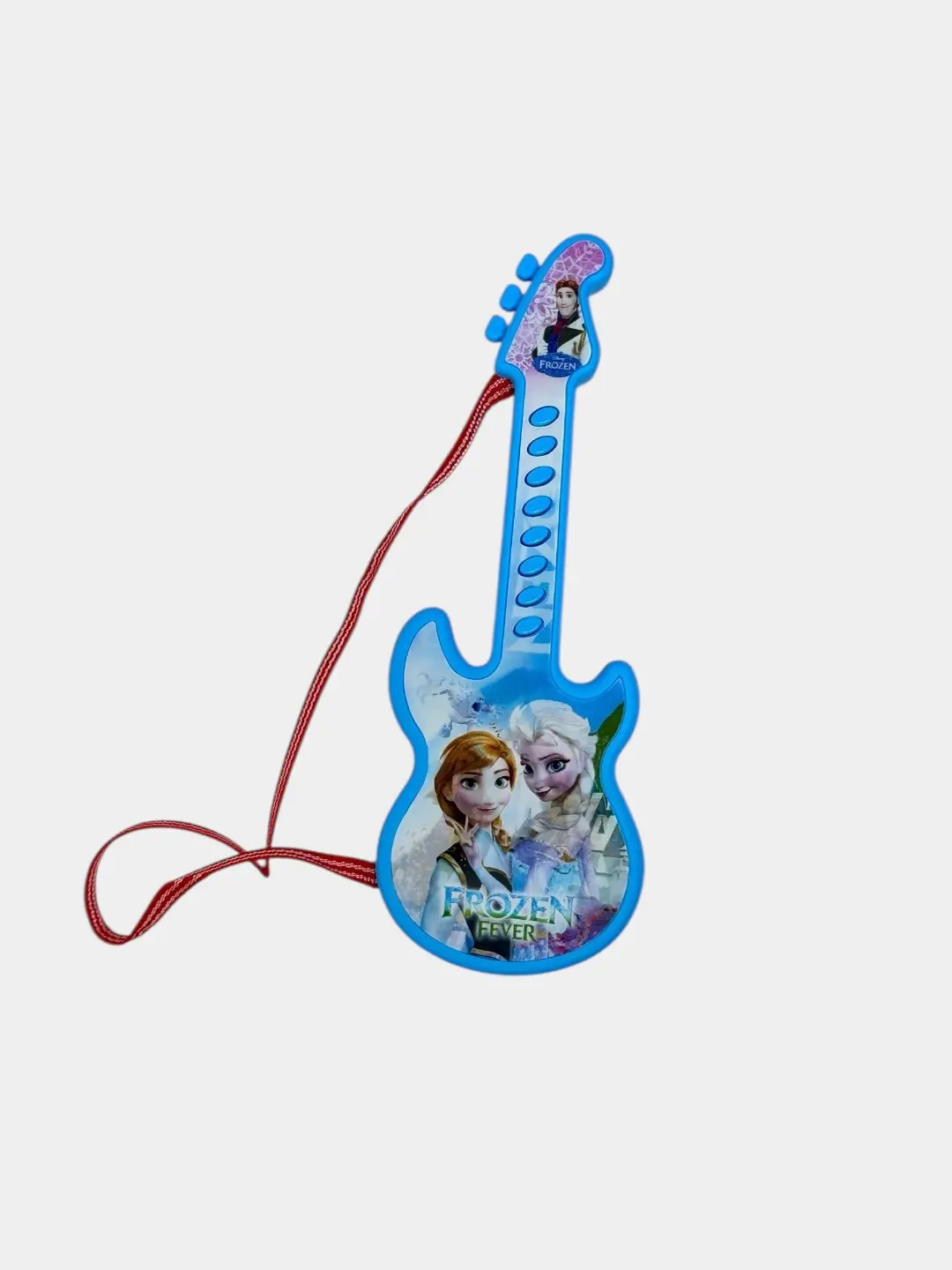 Bolalar uchun musiqiy gitara Muzlagan qalb Frozen, tovushli o'yinchoq — 2-rasm