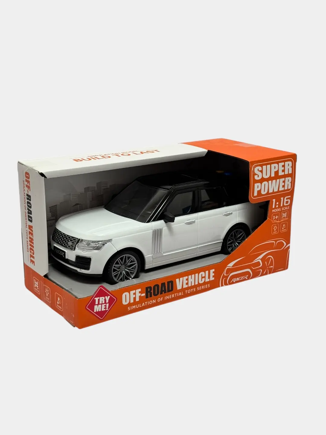 Range Rover 1:16 tortish mashinasi, Batafsil model, 3 yoshdan boshlab bolalar uchun, Haqiqiy dizayn — 4-rasm