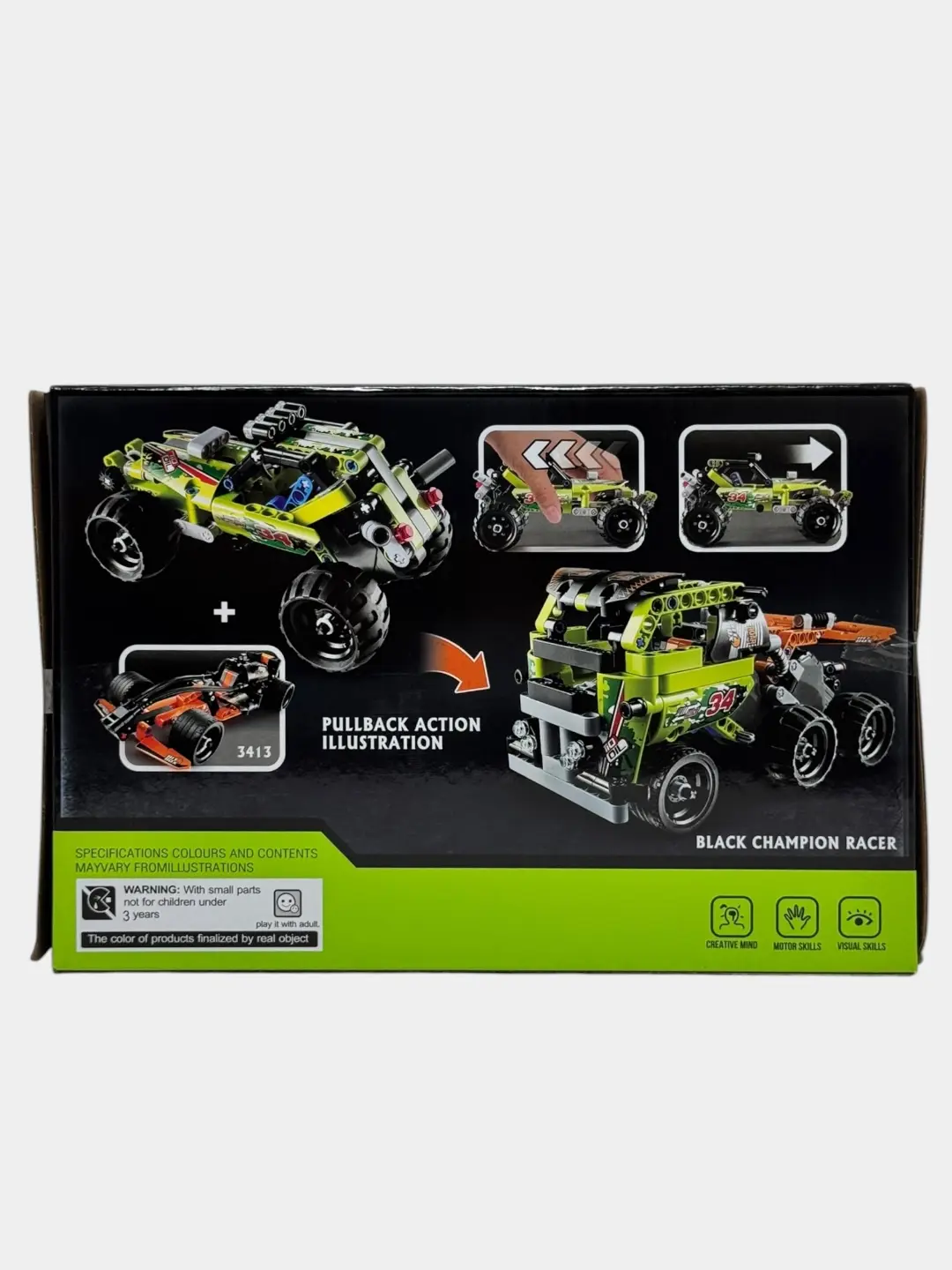 Desert Racer konstruktori, Texno-jip 148+ detal, 6 yoshdan boshlab, Mantiqiy tafakkurni rivojlantirish — 2-rasm