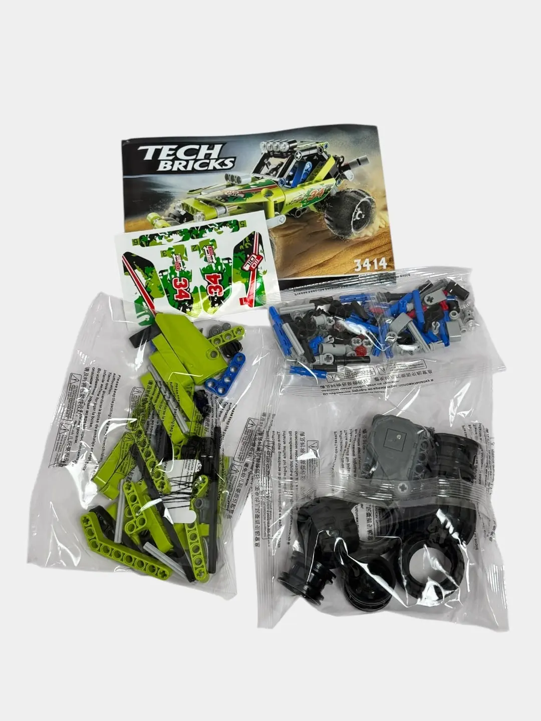 Desert Racer konstruktori, Texno-jip 148+ detal, 6 yoshdan boshlab, Mantiqiy tafakkurni rivojlantirish — 3-rasm