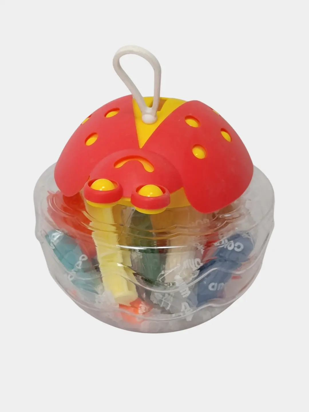 Bolalar ijodiyoti uchun Xonqizi konteyneridagi rangli plastilin to'plami