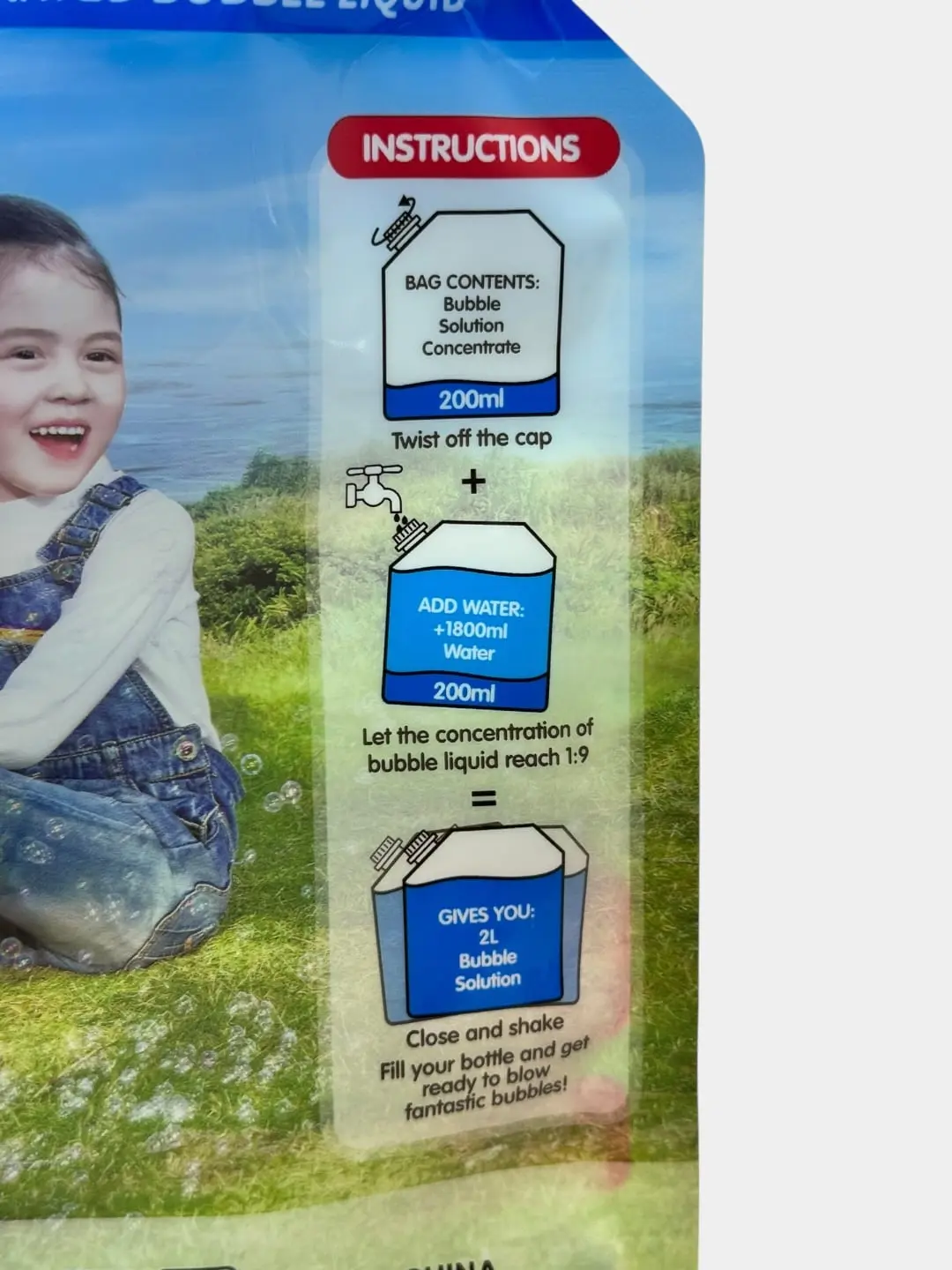 Sovunli pufakchalar uchun konsentrat 200ml, Generator va o'yinchoqlar uchun, 3 yoshdan bolalarga, Xavfsiz tarkib — 8-rasm