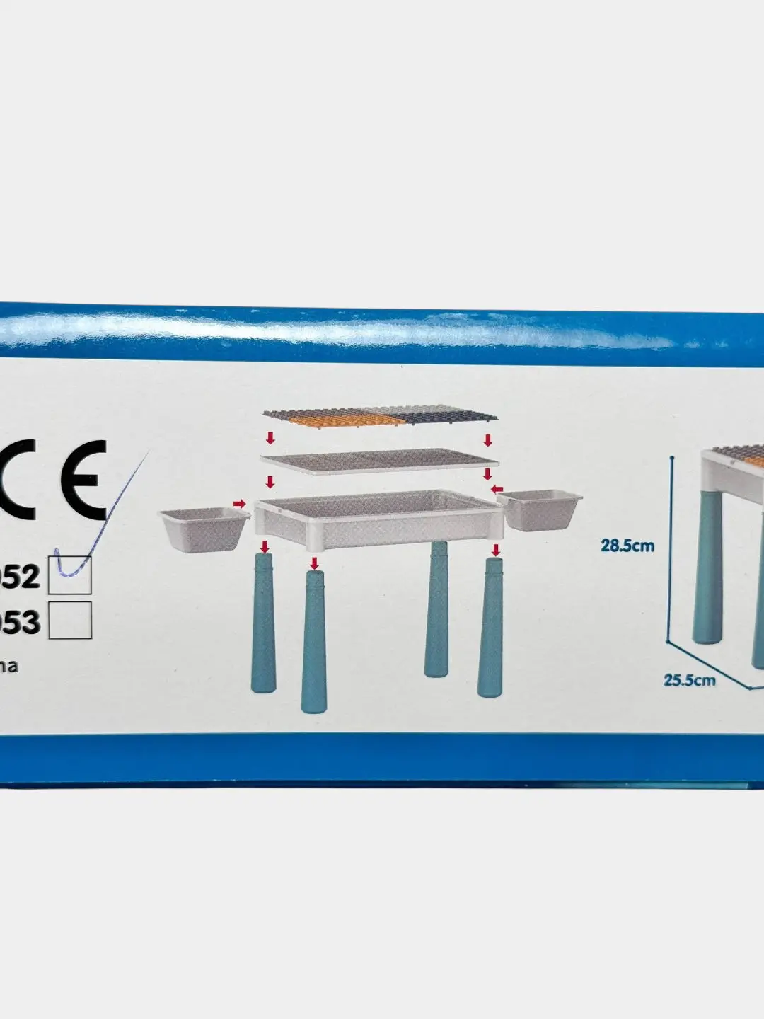 Bolalar rivojlantiruvchi konstruktor-stoli, stulcha va Marble Run labirinti bilan, 104 qism — 5-rasm