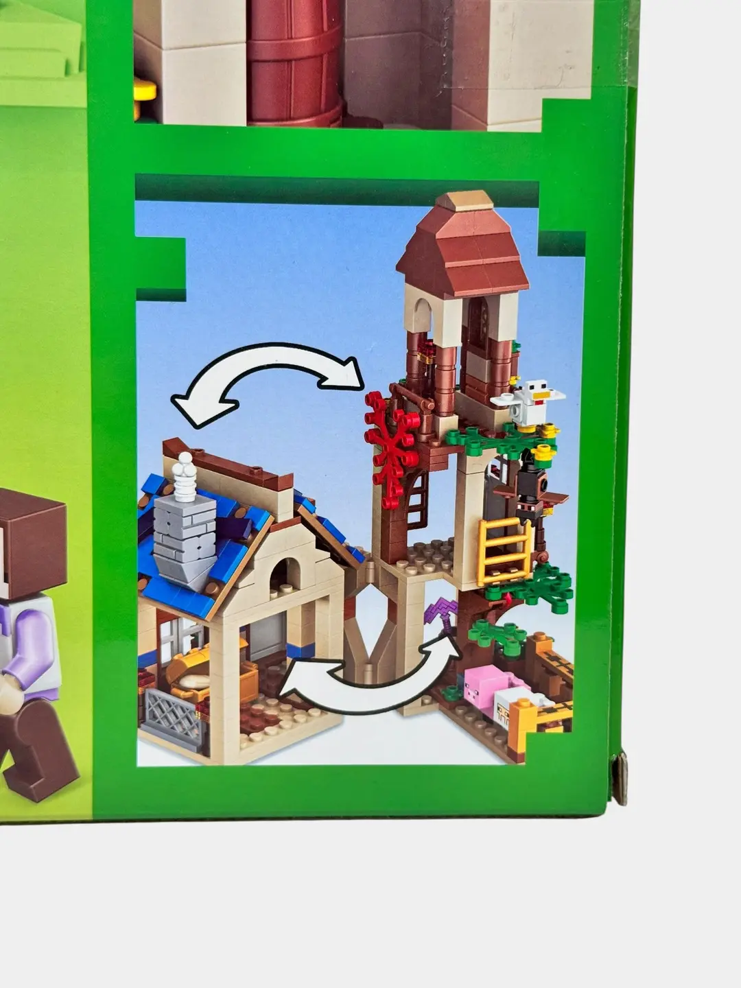 Minecraft konstruktori Daraxtdagi uy Treehouse Home, 495+ detal, bolalar uchun — 6-rasm