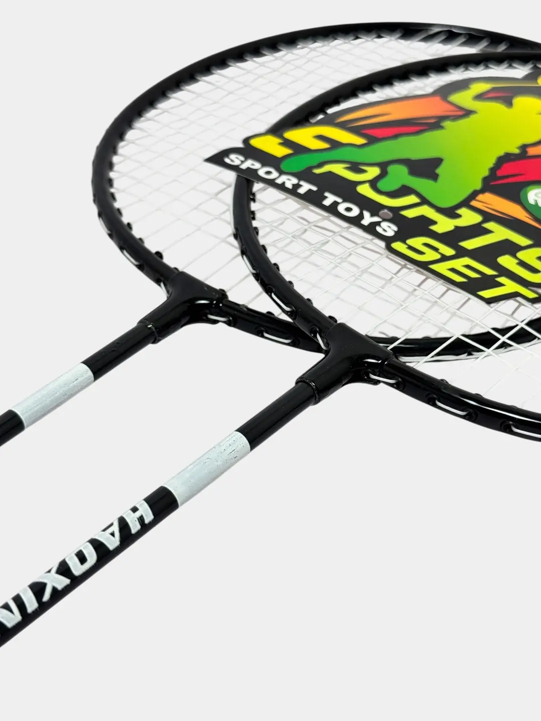 Badminton to'plami, Metall raketkalar va sumka bilan, 6 yoshdan oshgan bolalar va oila uchun — 7-rasm