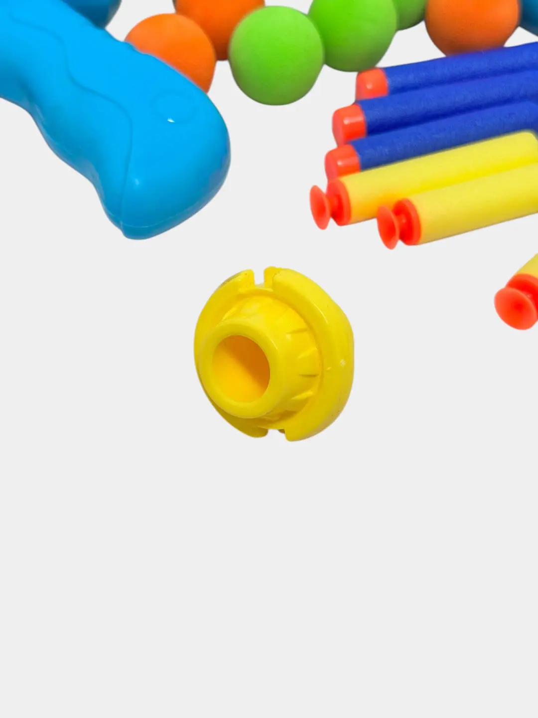 Plastik havo to'pponchasi, o'yin blastery, koordinatsiyani rivojlantiradi, 8+ — 5-rasm