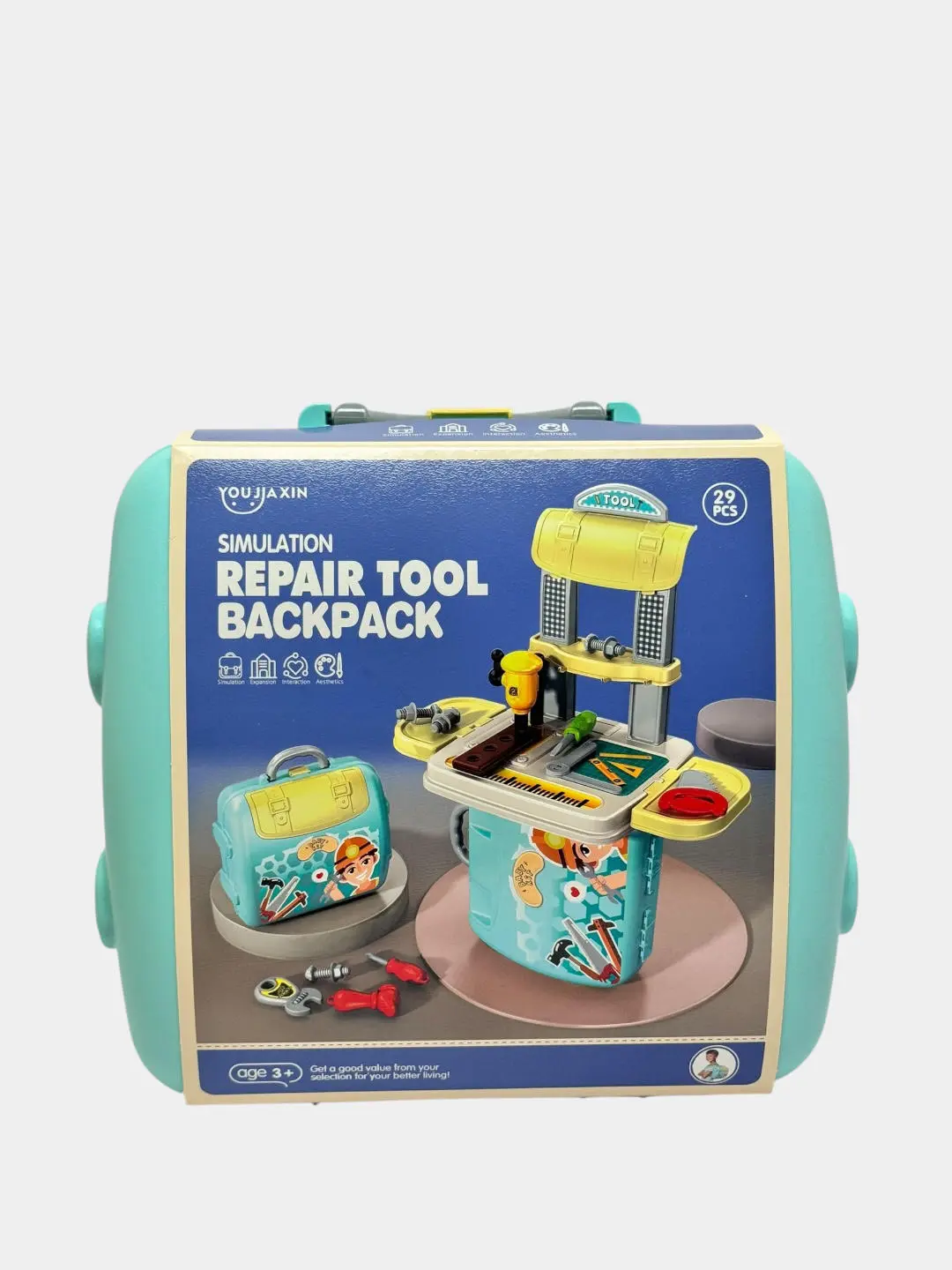 Bolalar uchun asboblar to'plami Creative Play 678-129A rivojlantiruvchi 29 elem. — 2-rasm