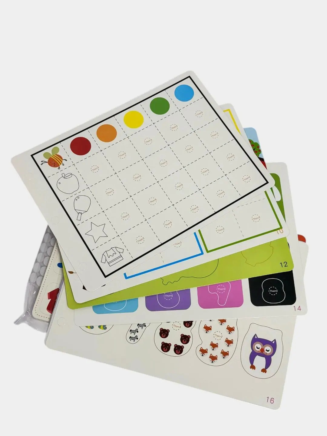 3+ yoshdagi bolalar uchun Art interaktiv sensory kitob texturalar bilan — 2-rasm