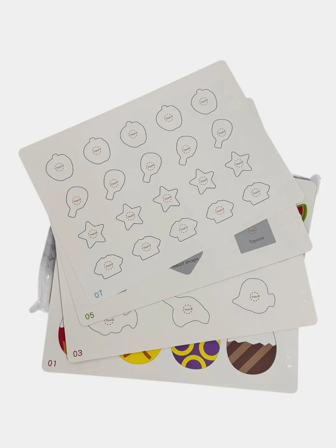 3+ yoshdagi bolalar uchun Art interaktiv sensory kitob texturalar bilan — 3-rasm